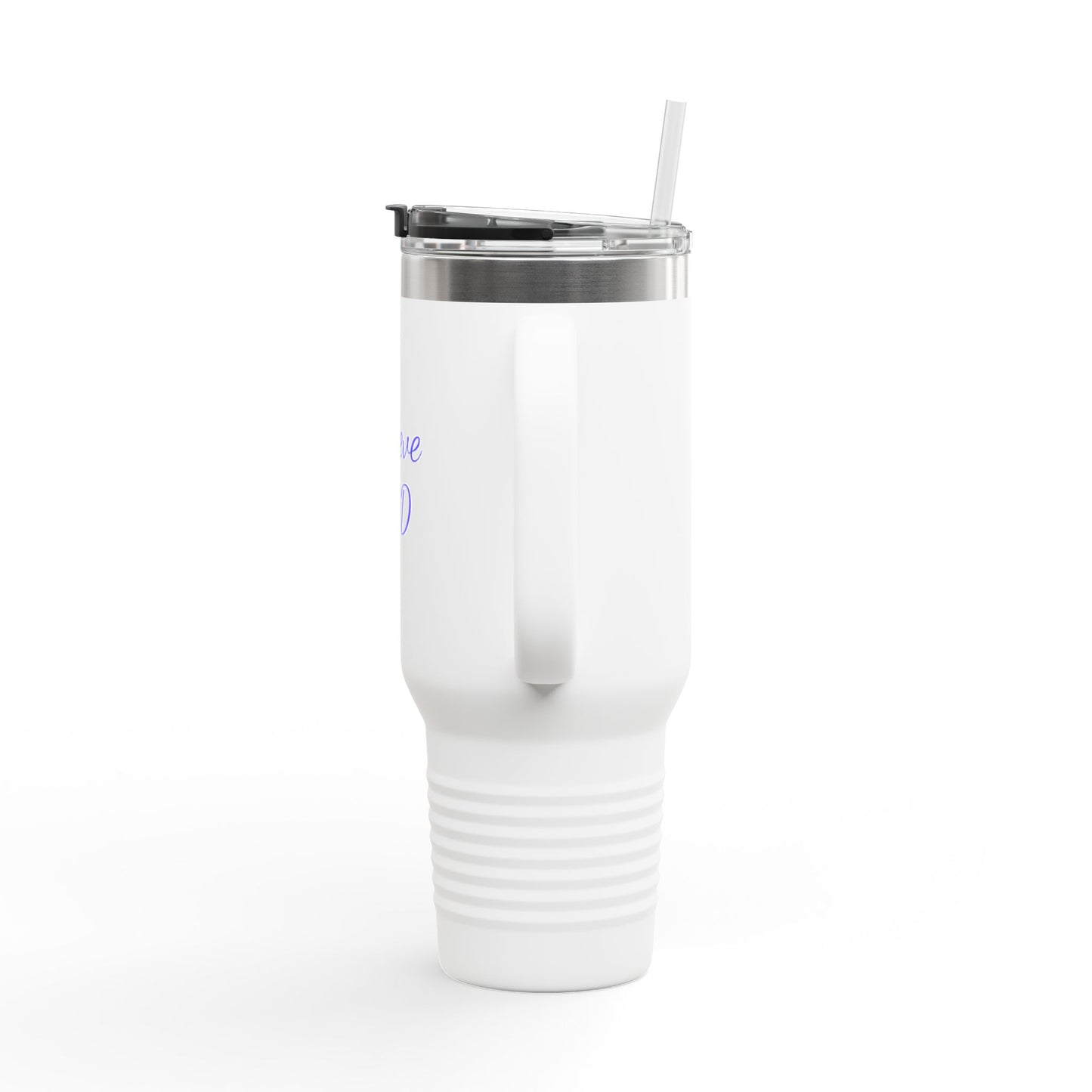 Faith-Inspired Insulated Travel Mug, Perfect for On-the-Go Sips, Gift for Believers, 40oz Coffee Cup for Road Trips, I Believe God