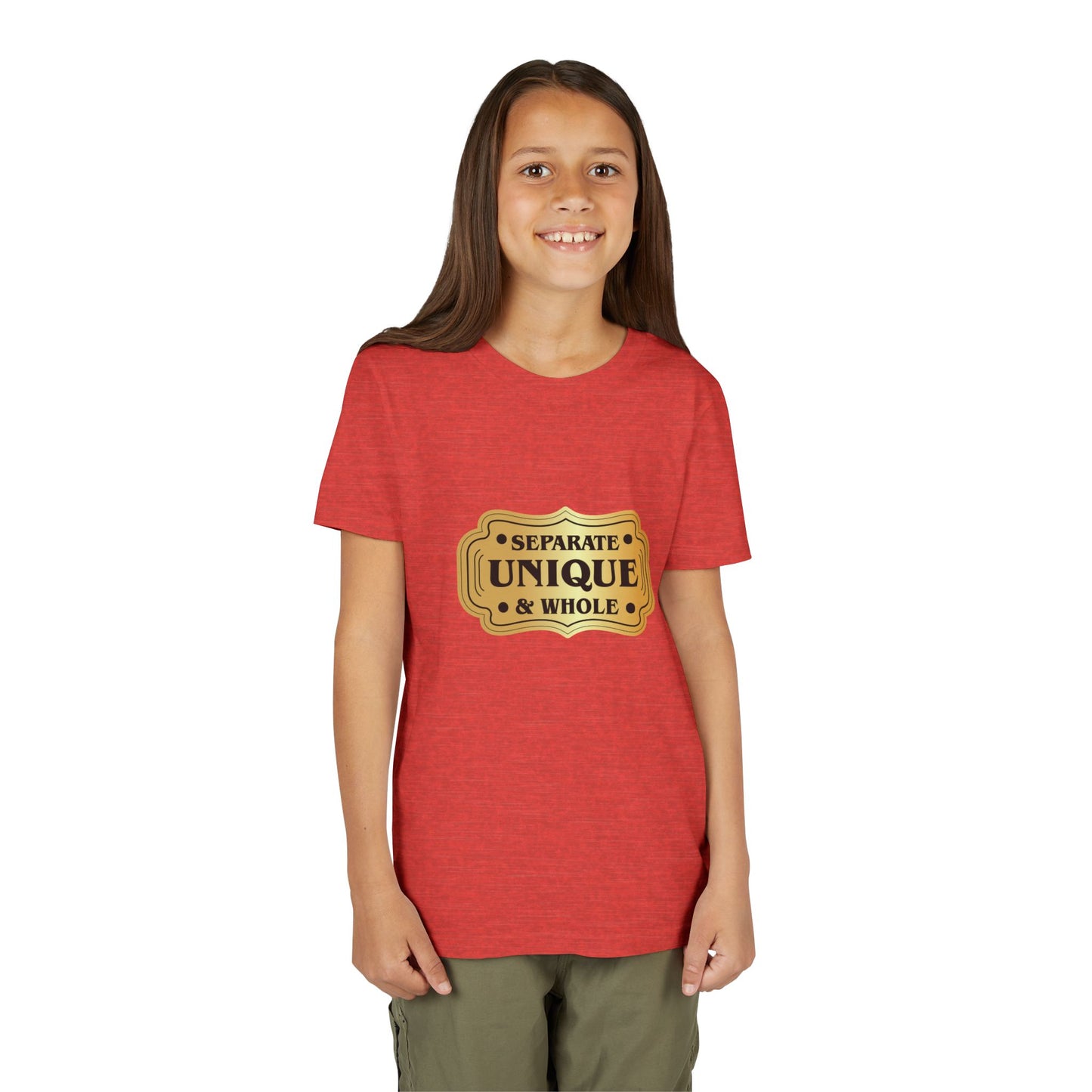 Youth T-Shirt Girls' T-Shirt Separate, Unique, & Whole Children Are A Gift From God