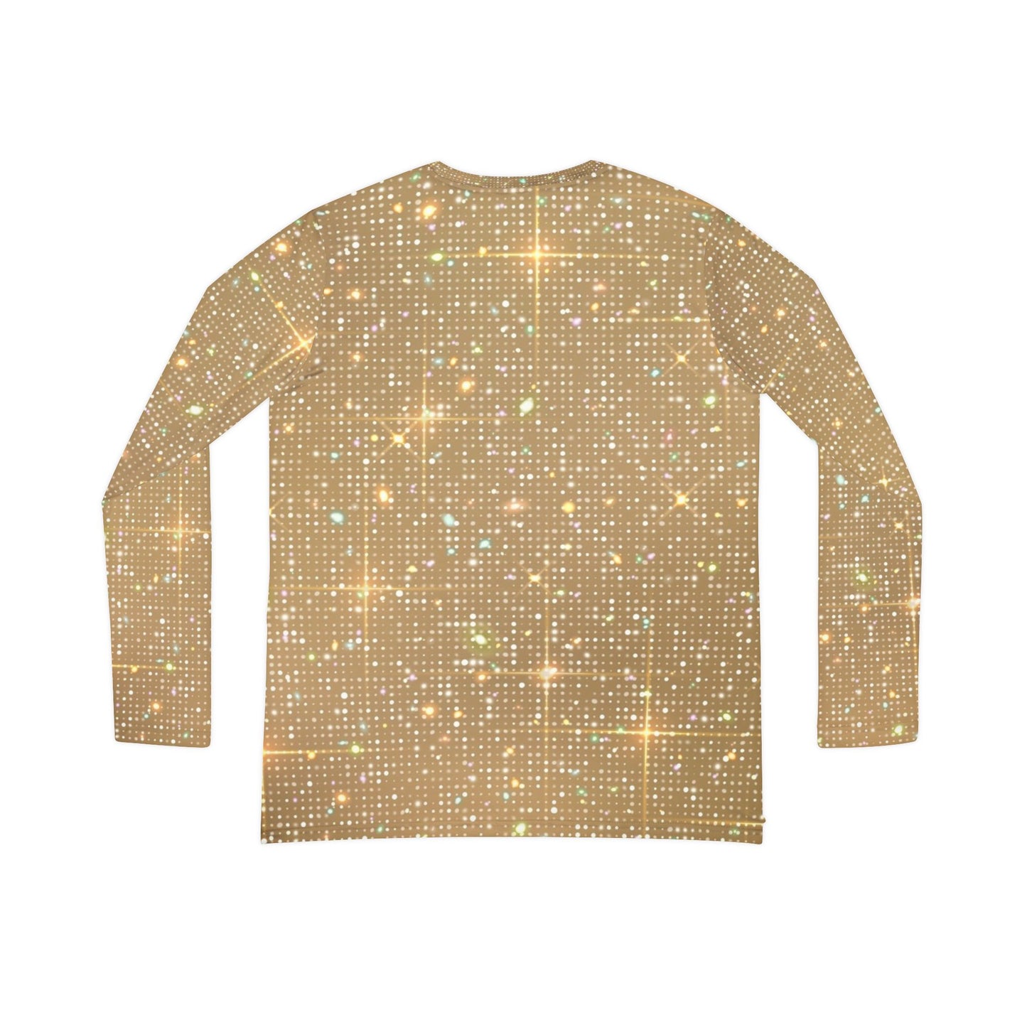 Sparkling Long Sleeve V-Neck Shirt - Women's AOP, Stylish Top, Casual Wear, Holiday Outfit, Gift for Her