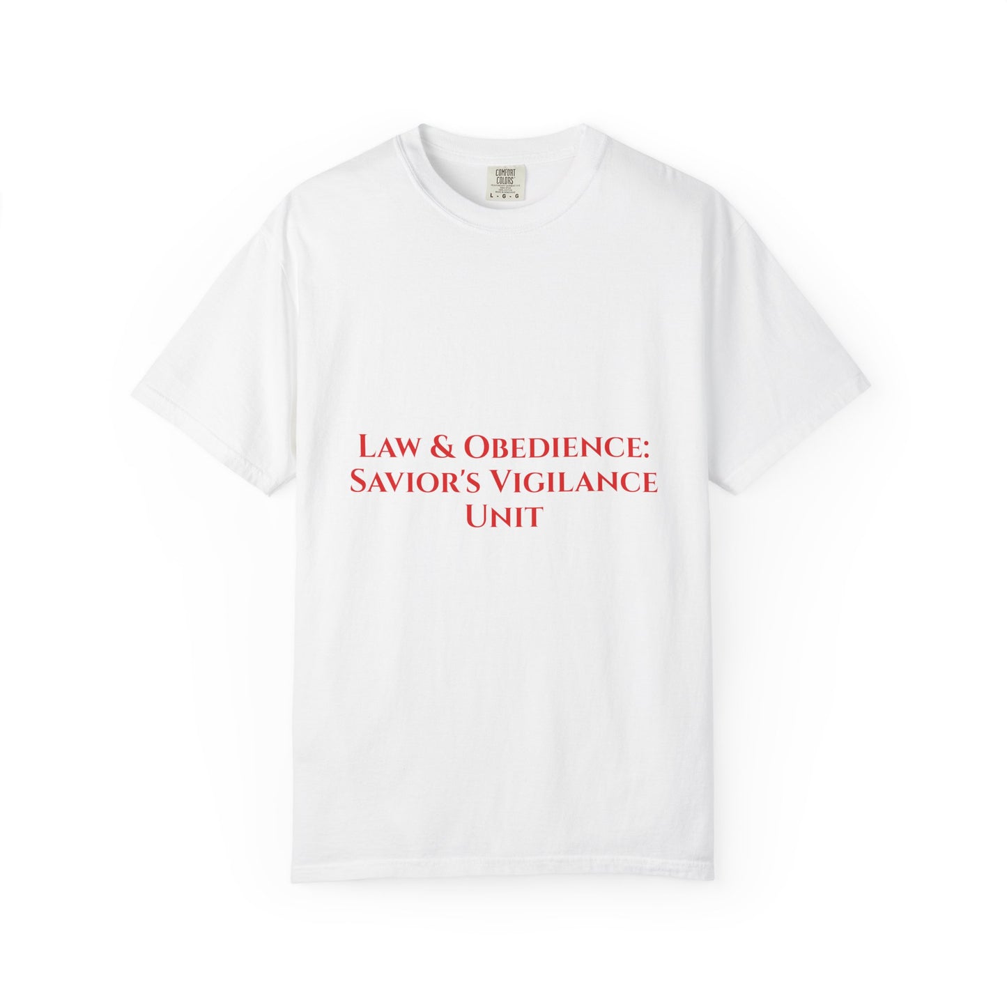 Unisex Garment-Dyed T-shirt with Inspiring Quote