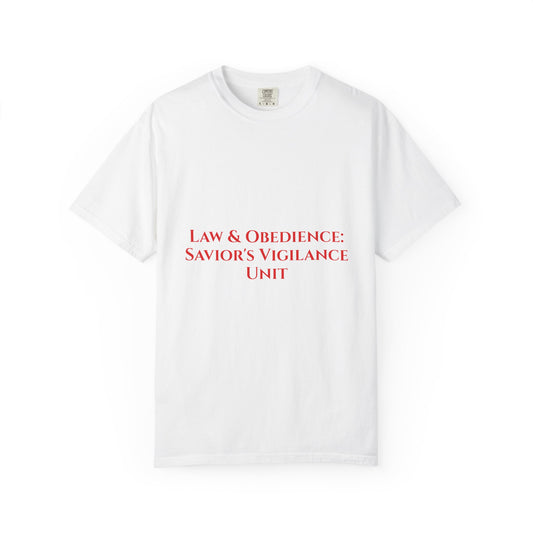 Unisex Garment-Dyed T-shirt with Inspiring Quote