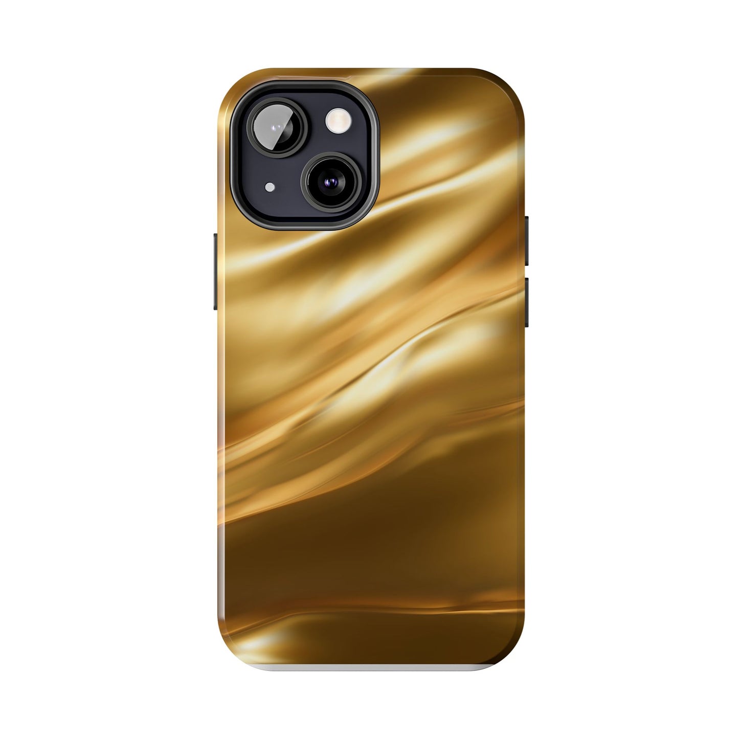 Luxurious Gold Phone Case, Tough Phone Cover, Premium Cell Phone Protector, Stylish Phone Accessory, Gift for Her