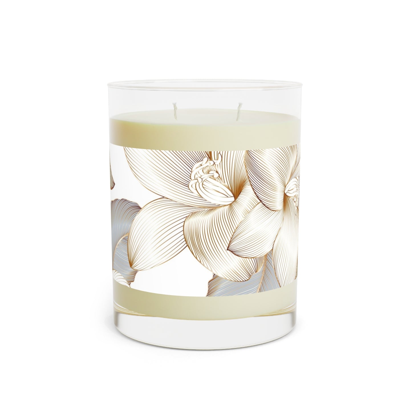 Elegant Floral Scented Candle - Perfect for Relaxation, Home Decor, Weddings, Aromatherapy, Gifts