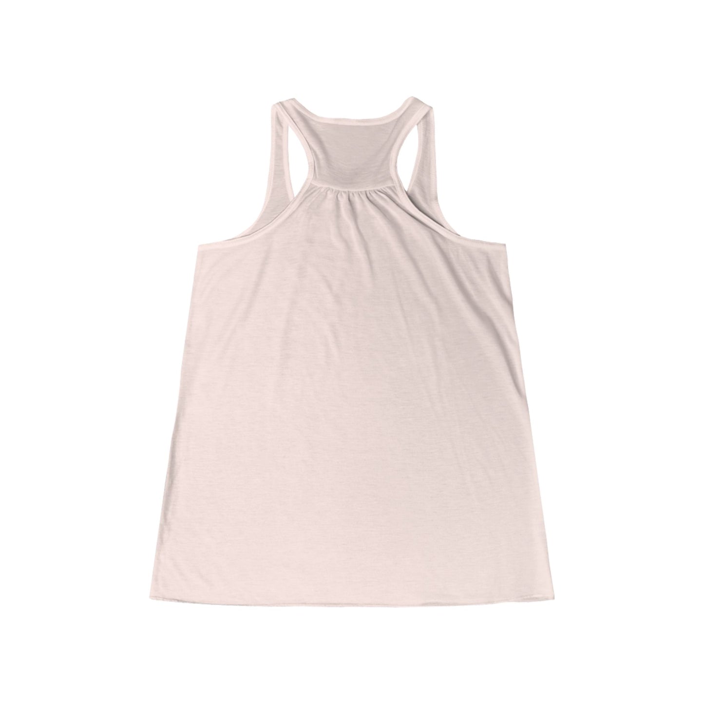 Women's Flowy Racerback Tank with 'Peace Be Still' Design – Perfect for Yoga, Casual Outings, Summer Days, Mindfulness, and Relaxation