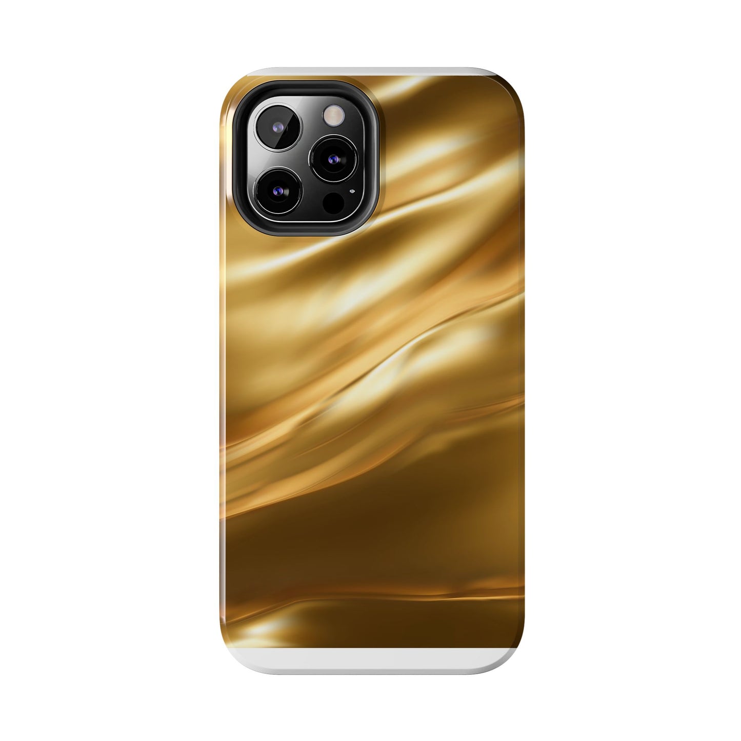 Luxurious Gold Phone Case, Tough Phone Cover, Premium Cell Phone Protector, Stylish Phone Accessory, Gift for Her