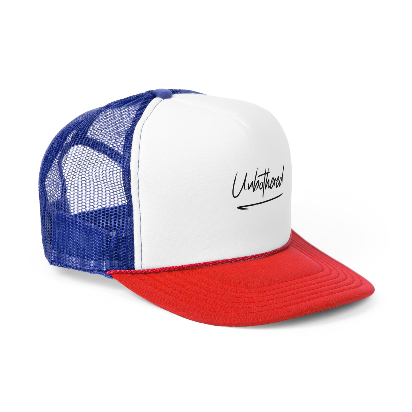 Unbothered Trucker Cap | Stylish Casual Headwear for Relaxed Vibes, Perfect for Outdoor Activities and Gift Giving