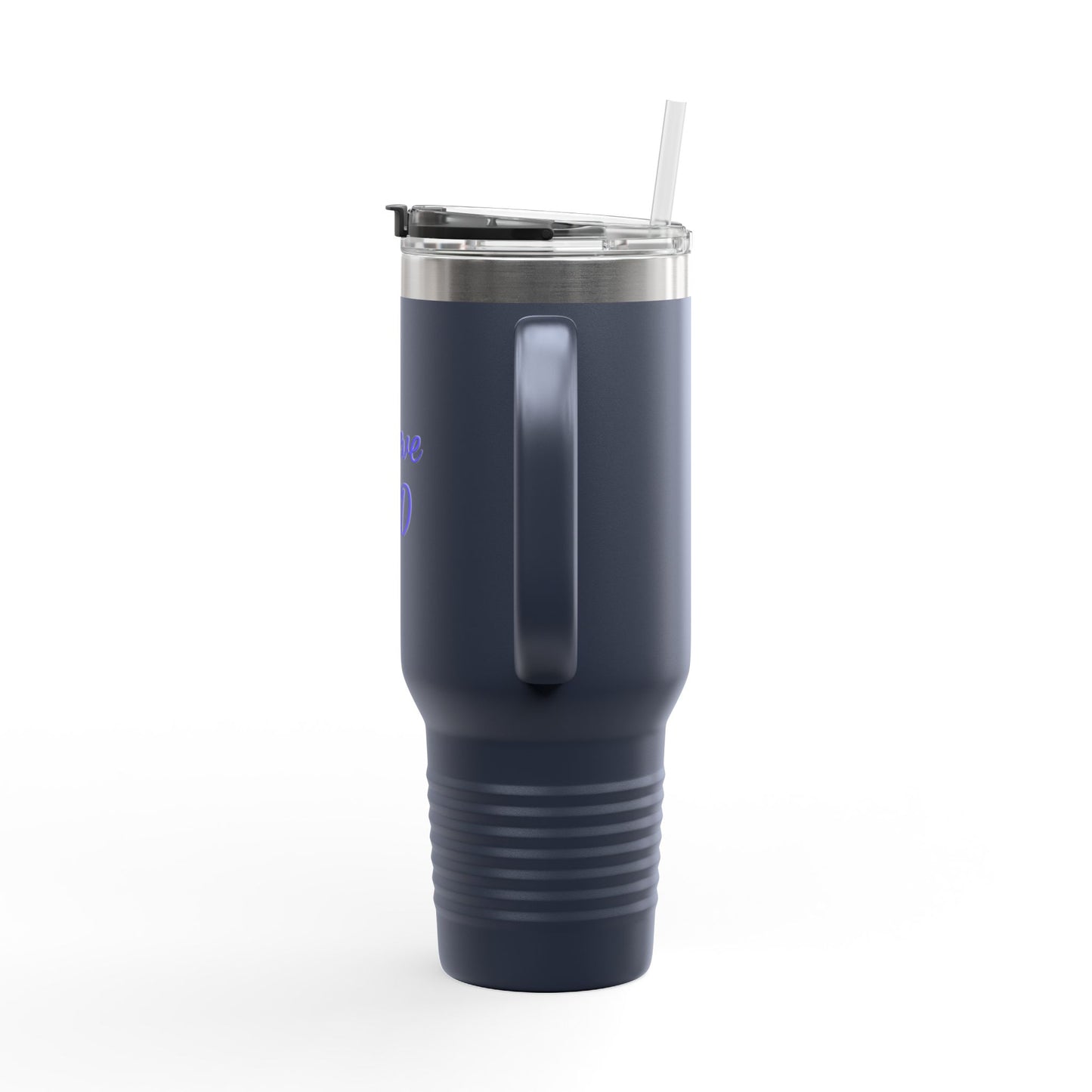 Faith-Inspired Insulated Travel Mug, Perfect for On-the-Go Sips, Gift for Believers, 40oz Coffee Cup for Road Trips, I Believe God