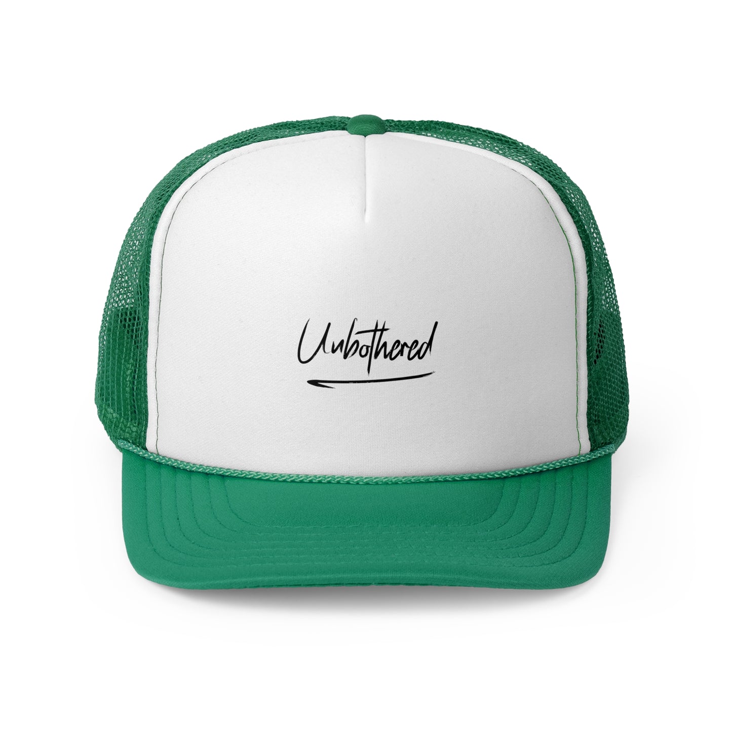 Unbothered Trucker Cap | Stylish Casual Headwear for Relaxed Vibes, Perfect for Outdoor Activities and Gift Giving