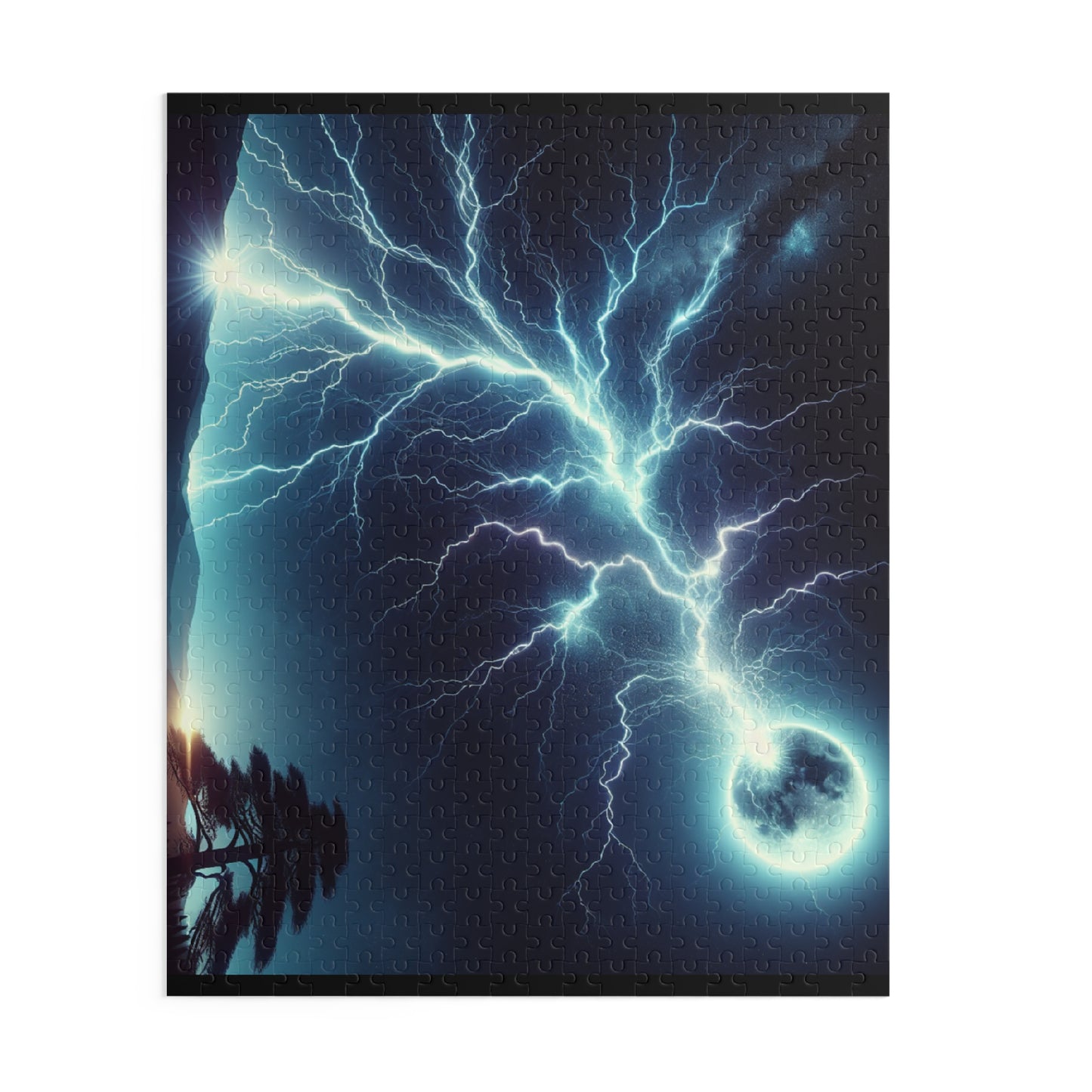 Electric Storm Puzzle - 120, 252, 500-Piece | Ideal for Family Fun, Gifts, Game Night, Home Decor, Brain Teaser