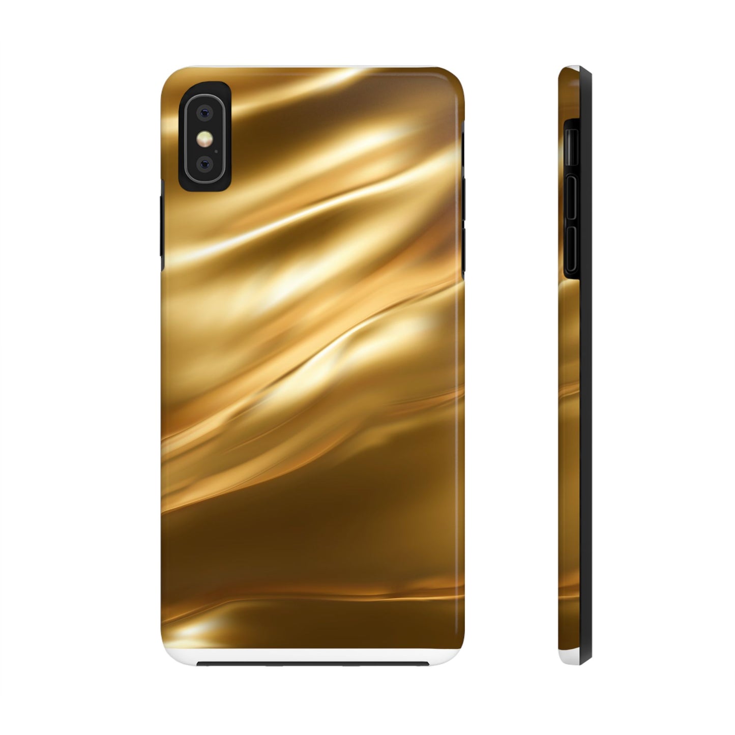 Luxurious Gold Phone Case, Tough Phone Cover, Premium Cell Phone Protector, Stylish Phone Accessory, Gift for Her