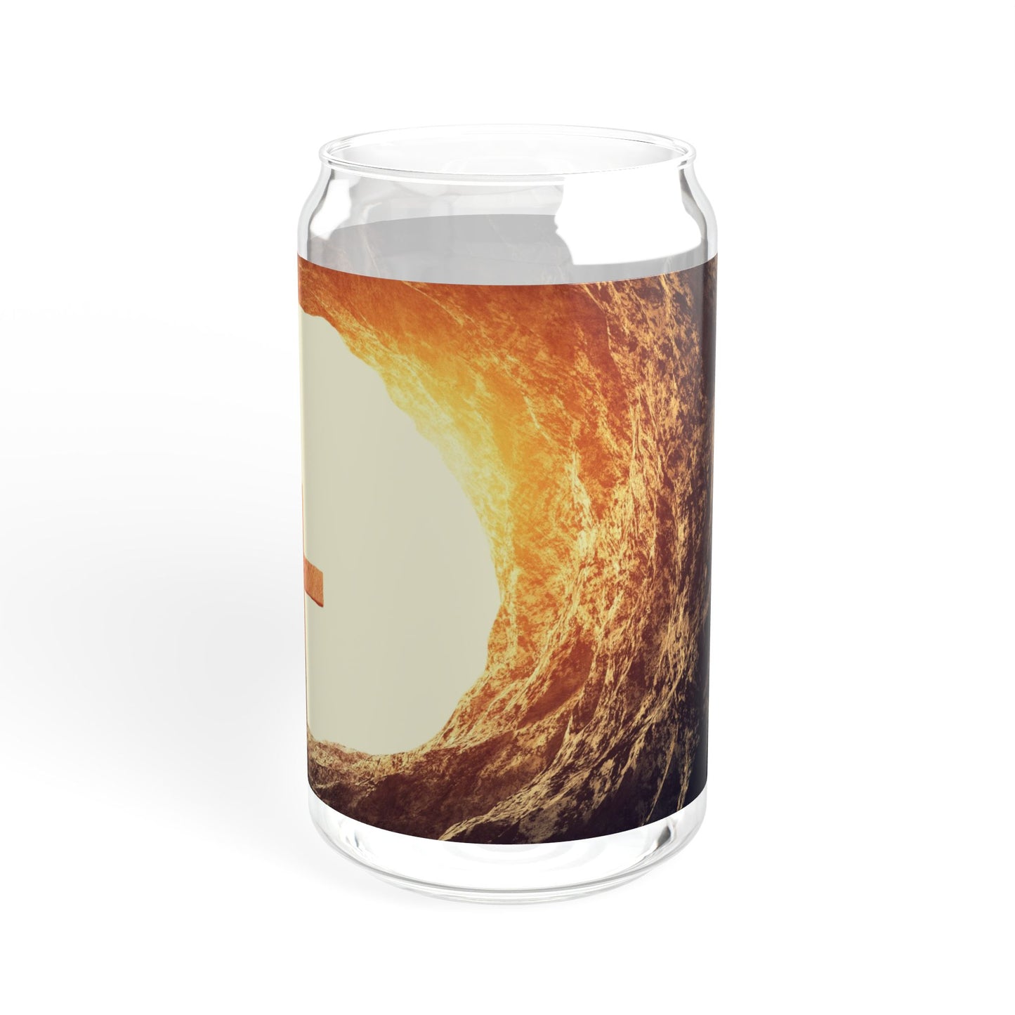 Faith-Inspired Sipper Glass, 16oz with Cross Design - Eco-Friendly Drinkware for Daily Inspiration, Christian Gifts, Church Events, [...]