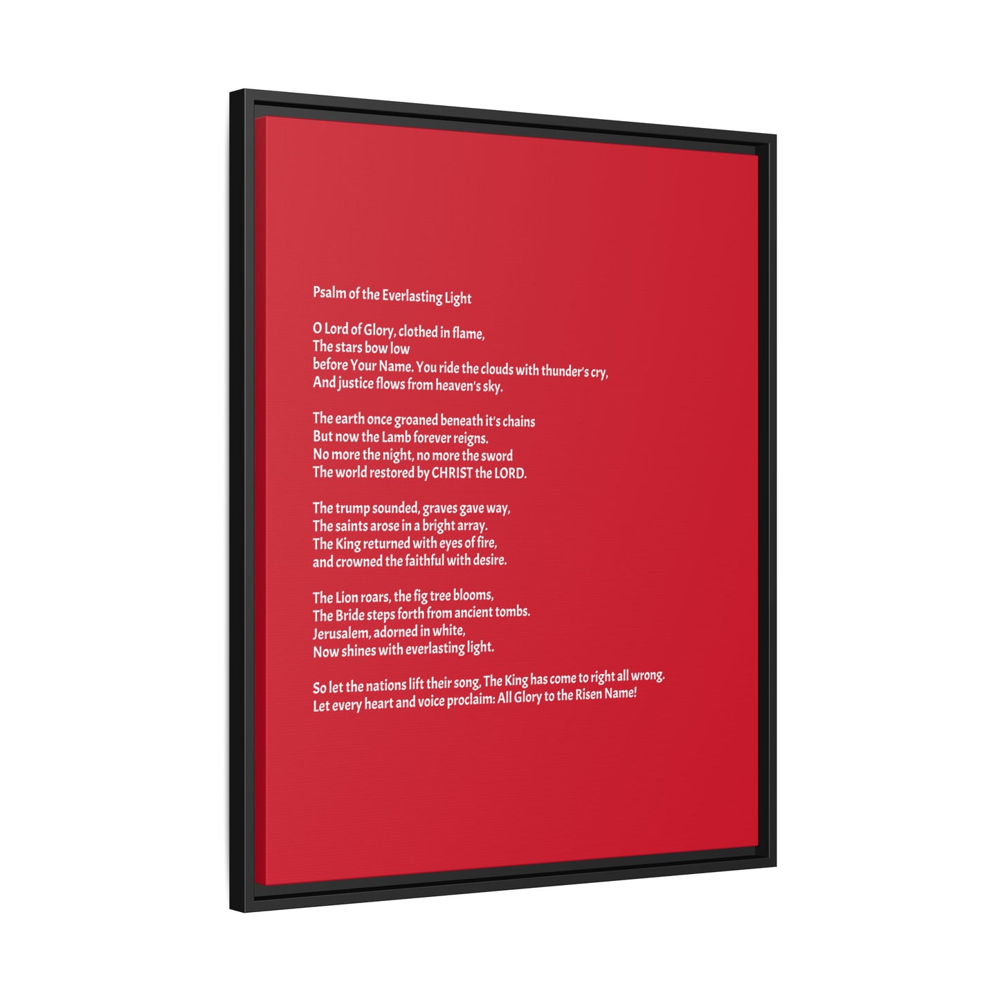 Psalm of the Everlasting Light (This Psalm is not originally from the HOLY Bible, it is simply inspired by the HOLY Bible)