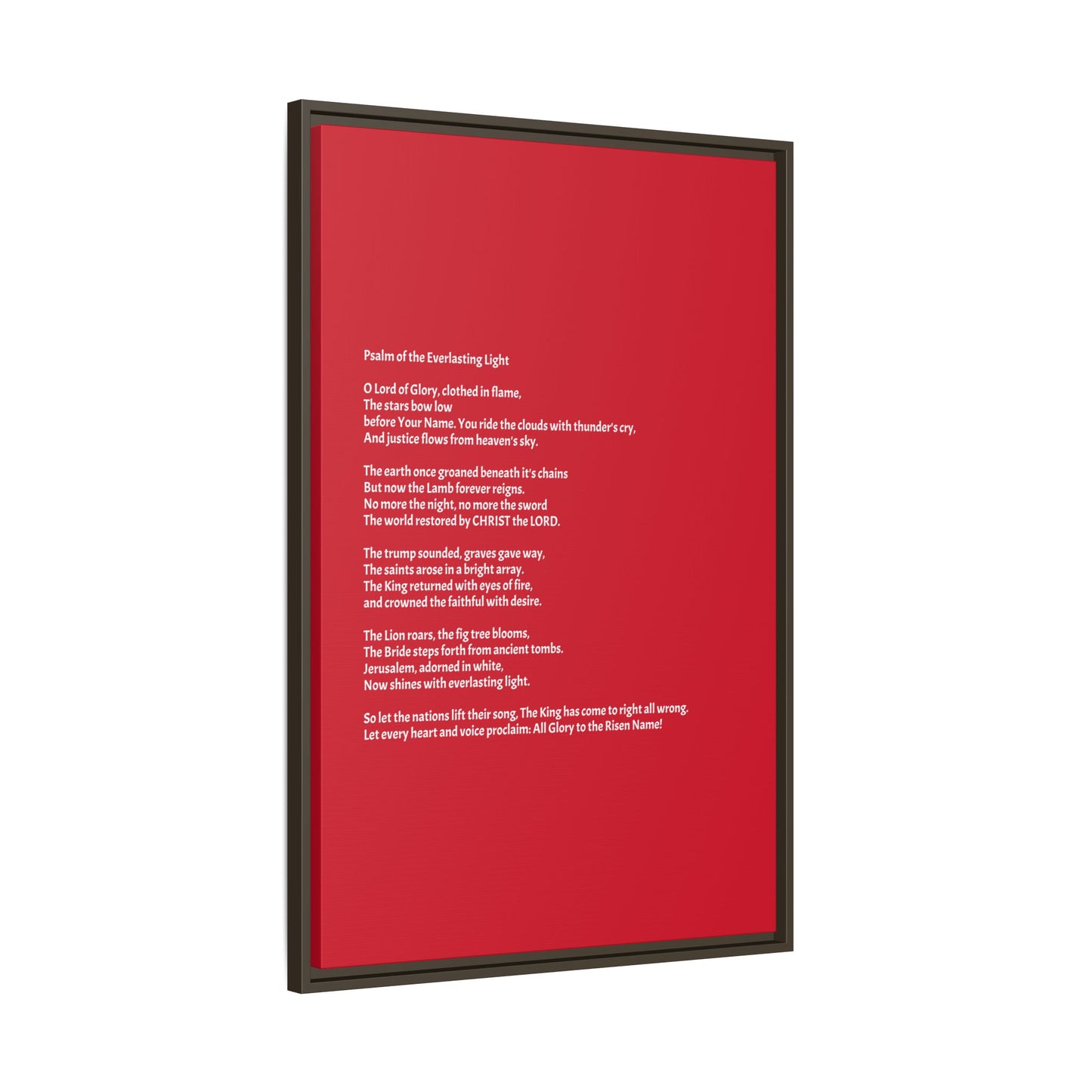 Psalm of the Everlasting Light (This Psalm is not originally from the HOLY Bible, it is simply inspired by the HOLY Bible)