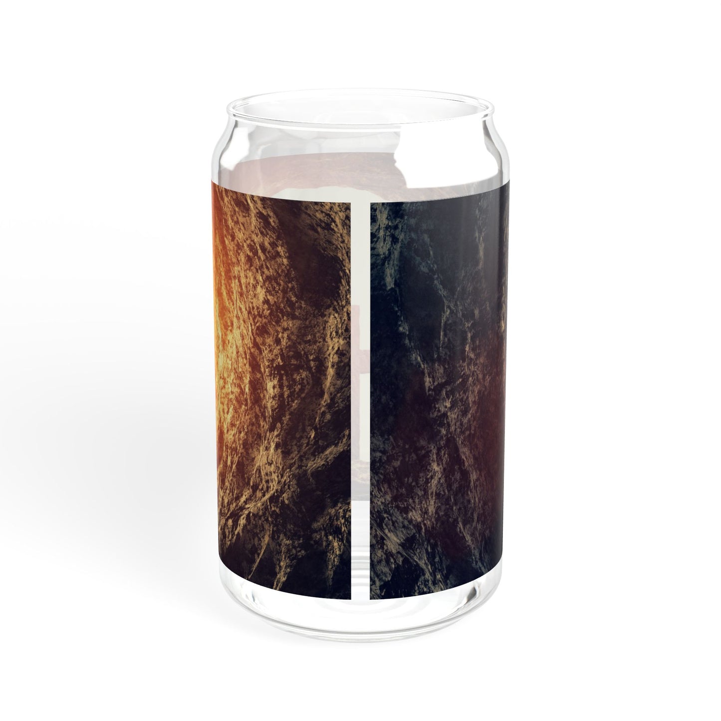 Faith-Inspired Sipper Glass, 16oz with Cross Design - Eco-Friendly Drinkware for Daily Inspiration, Christian Gifts, Church Events, [...]