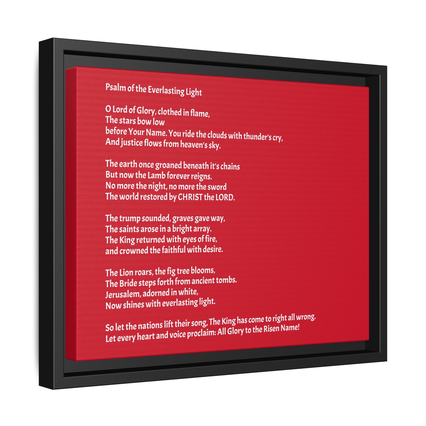 Psalm of the Everlasting Light (This Psalm is not originally from the HOLY Bible, it is simply inspired by the HOLY Bible)