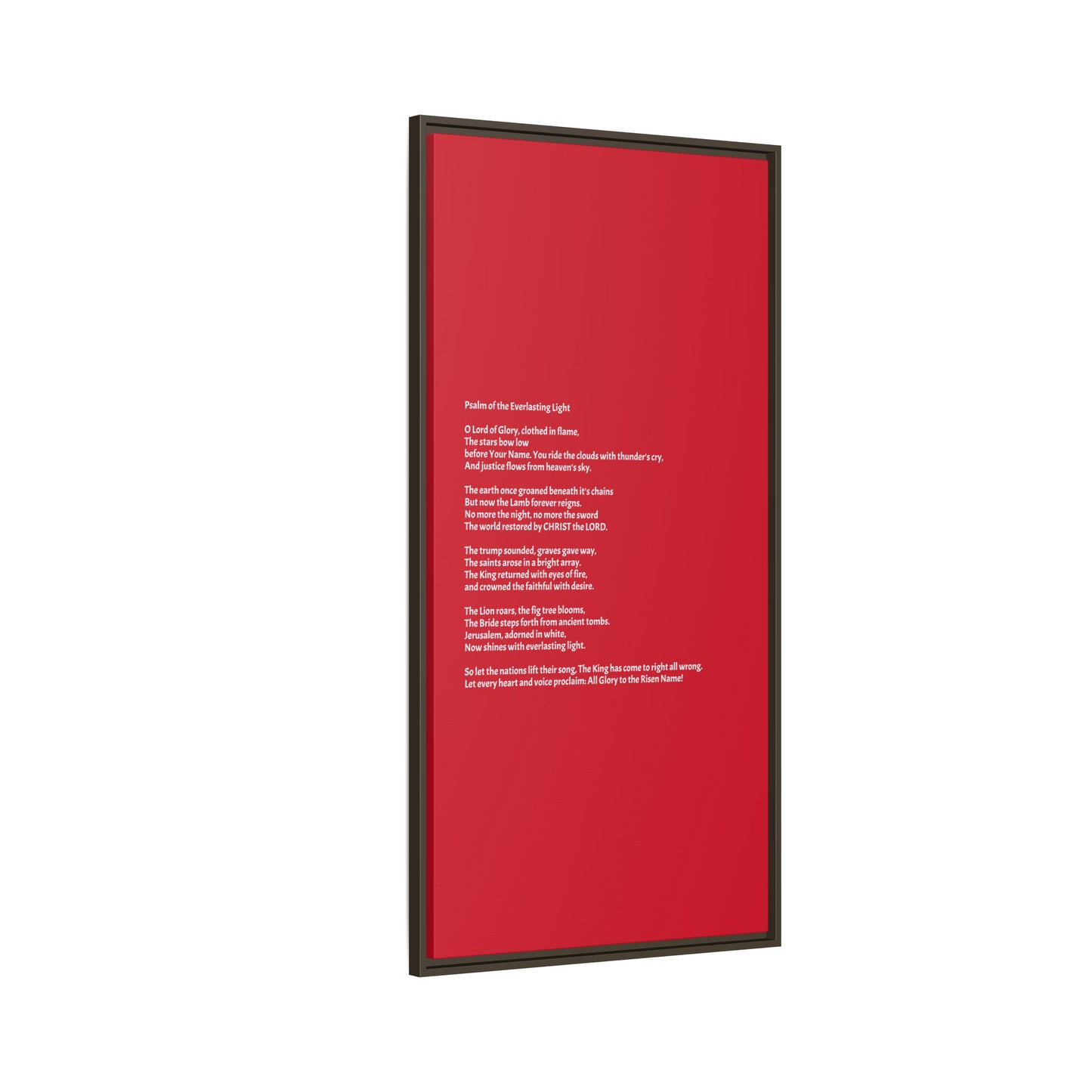 Psalm of the Everlasting Light (This Psalm is not originally from the HOLY Bible, it is simply inspired by the HOLY Bible)
