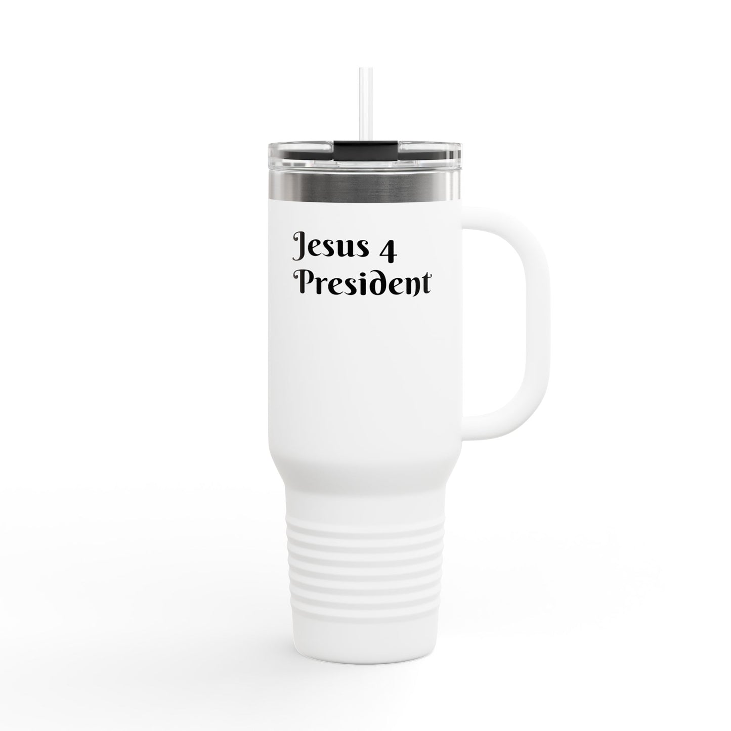 Jesus 4 President Insulated Travel Mug - 40oz, Motivational Travel Tumbler, Gift for Faithful Friends, Election Season Coffee Cup, [...]