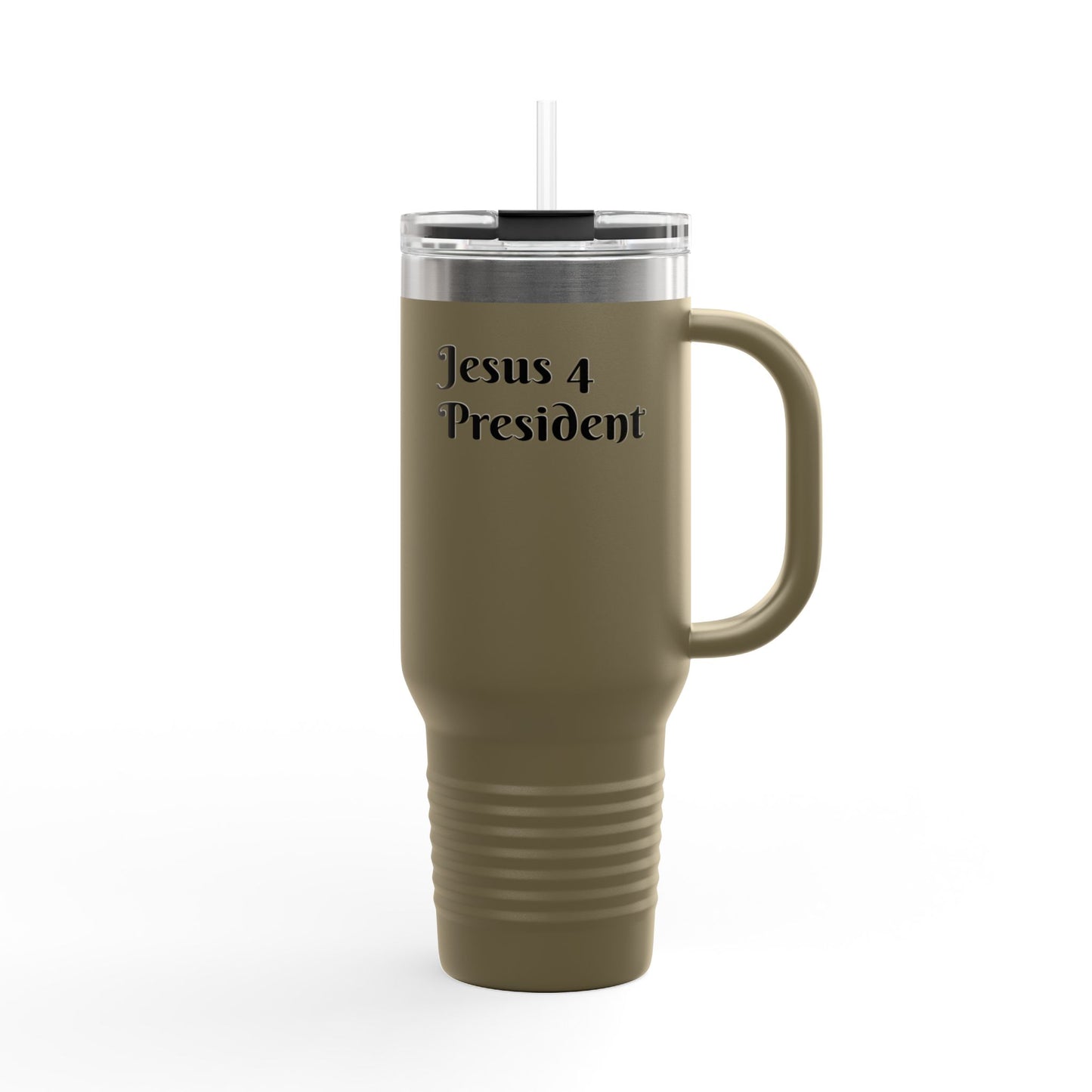 Jesus 4 President Insulated Travel Mug - 40oz, Motivational Travel Tumbler, Gift for Faithful Friends, Election Season Coffee Cup, [...]