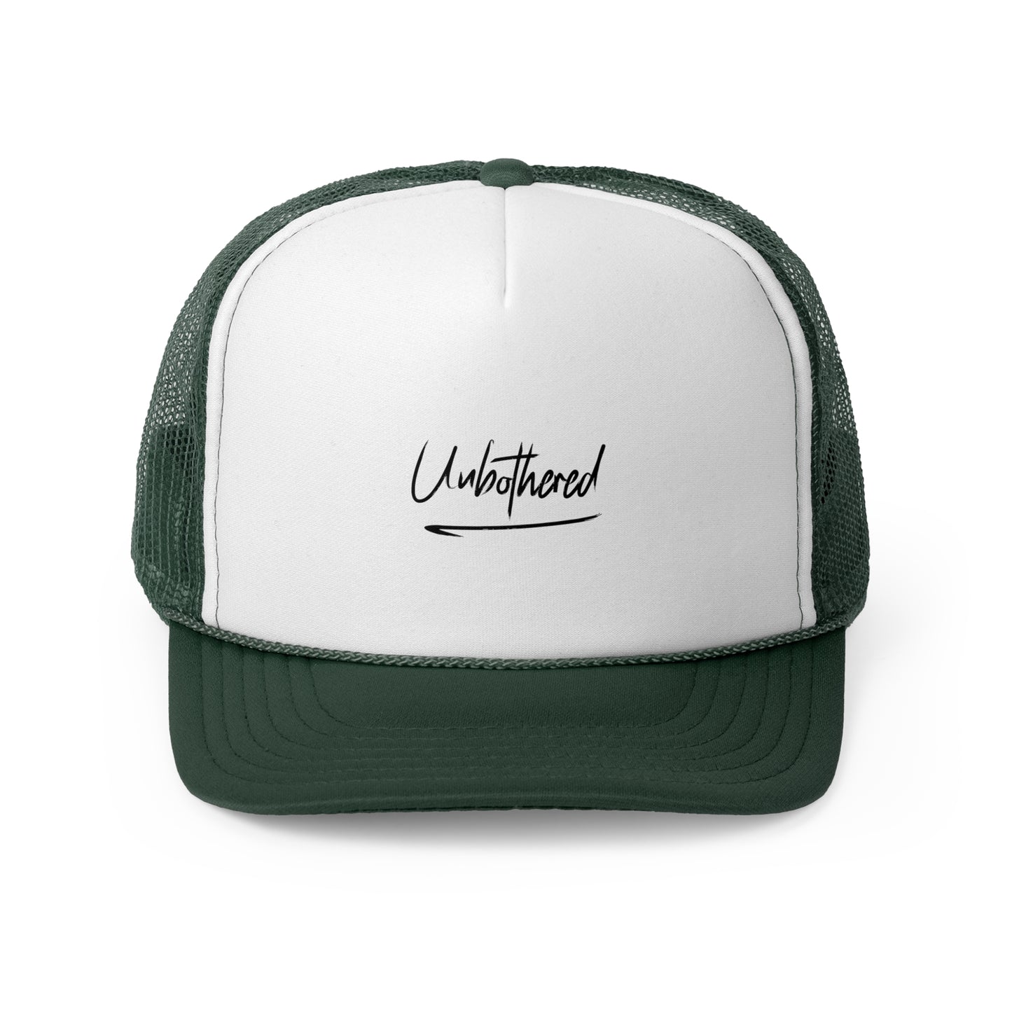Unbothered Trucker Cap | Stylish Casual Headwear for Relaxed Vibes, Perfect for Outdoor Activities and Gift Giving