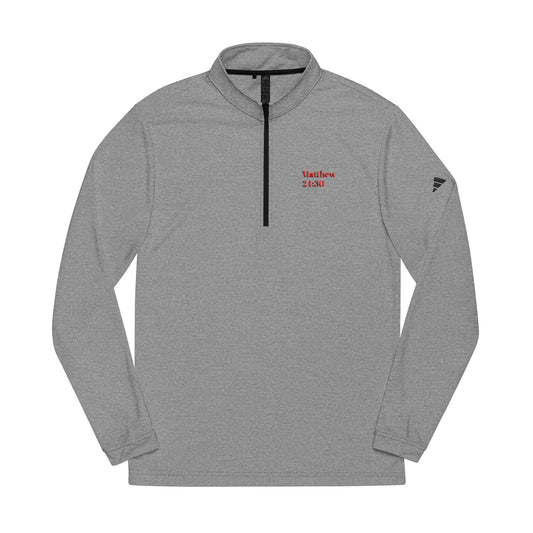 adidas® Quarter-Zip Pullover - Matthew 24:30