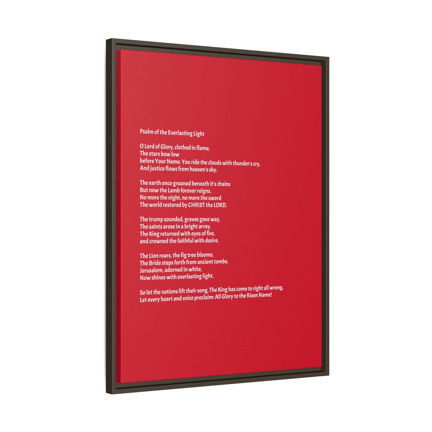 Psalm of the Everlasting Light (This Psalm is not originally from the HOLY Bible, it is simply inspired by the HOLY Bible)
