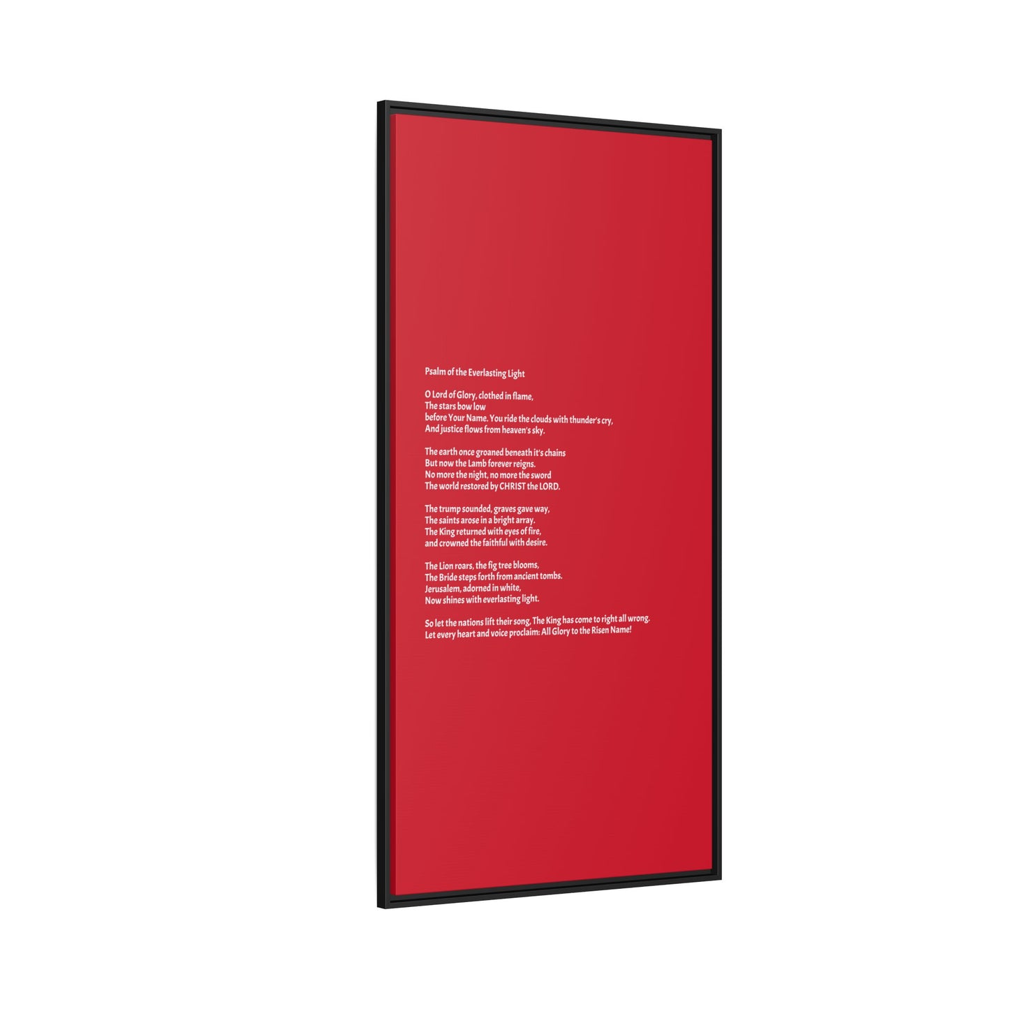 Psalm of the Everlasting Light (This Psalm is not originally from the HOLY Bible, it is simply inspired by the HOLY Bible)