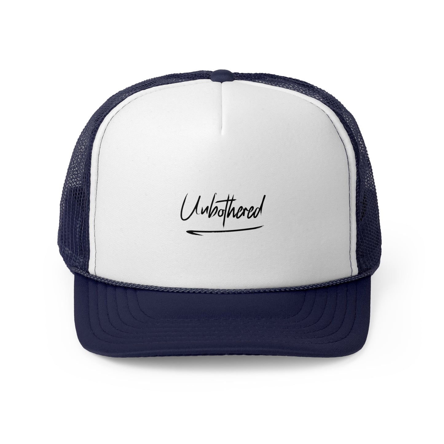 Unbothered Trucker Cap | Stylish Casual Headwear for Relaxed Vibes, Perfect for Outdoor Activities and Gift Giving