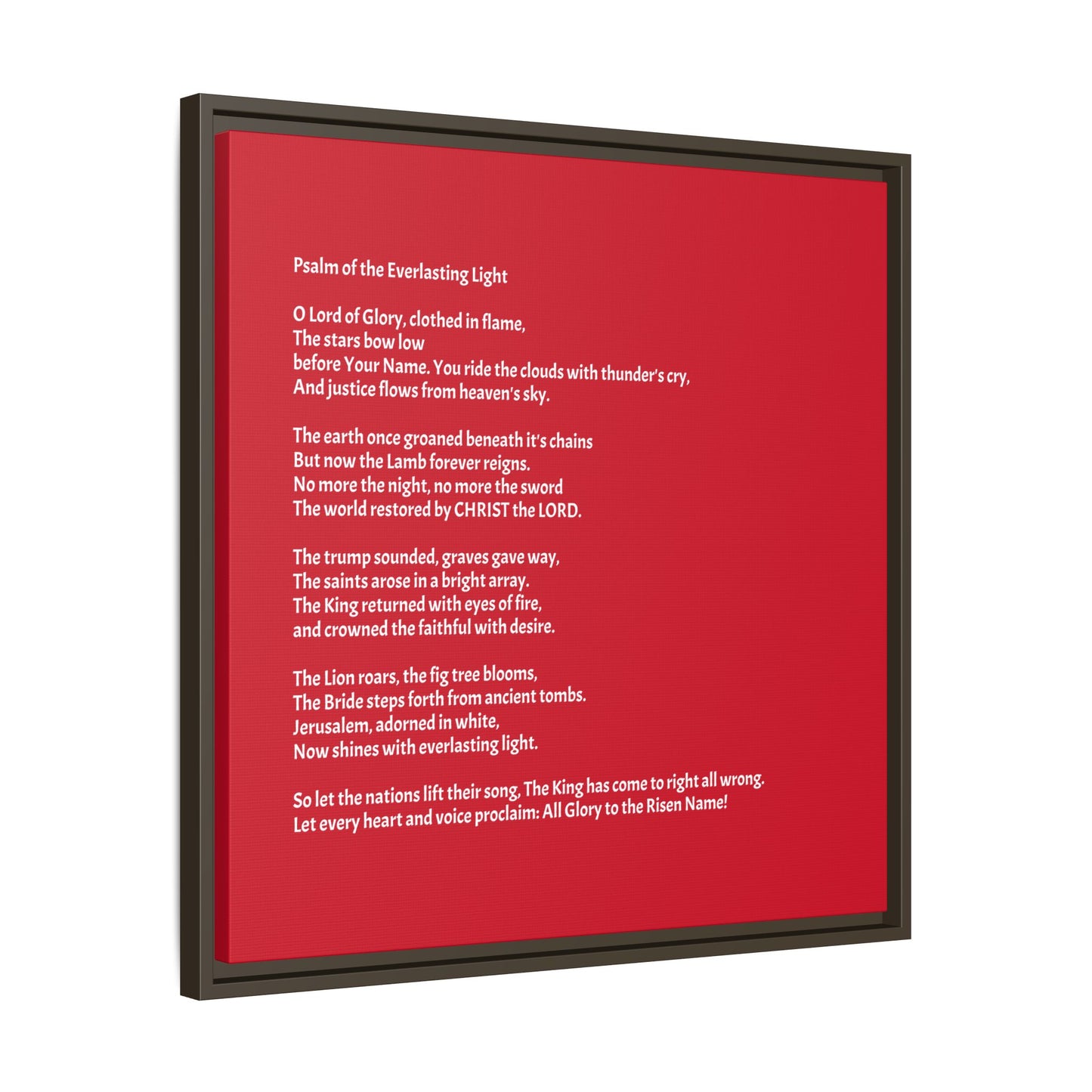 Psalm of the Everlasting Light (This Psalm is not originally from the HOLY Bible, it is simply inspired by the HOLY Bible)