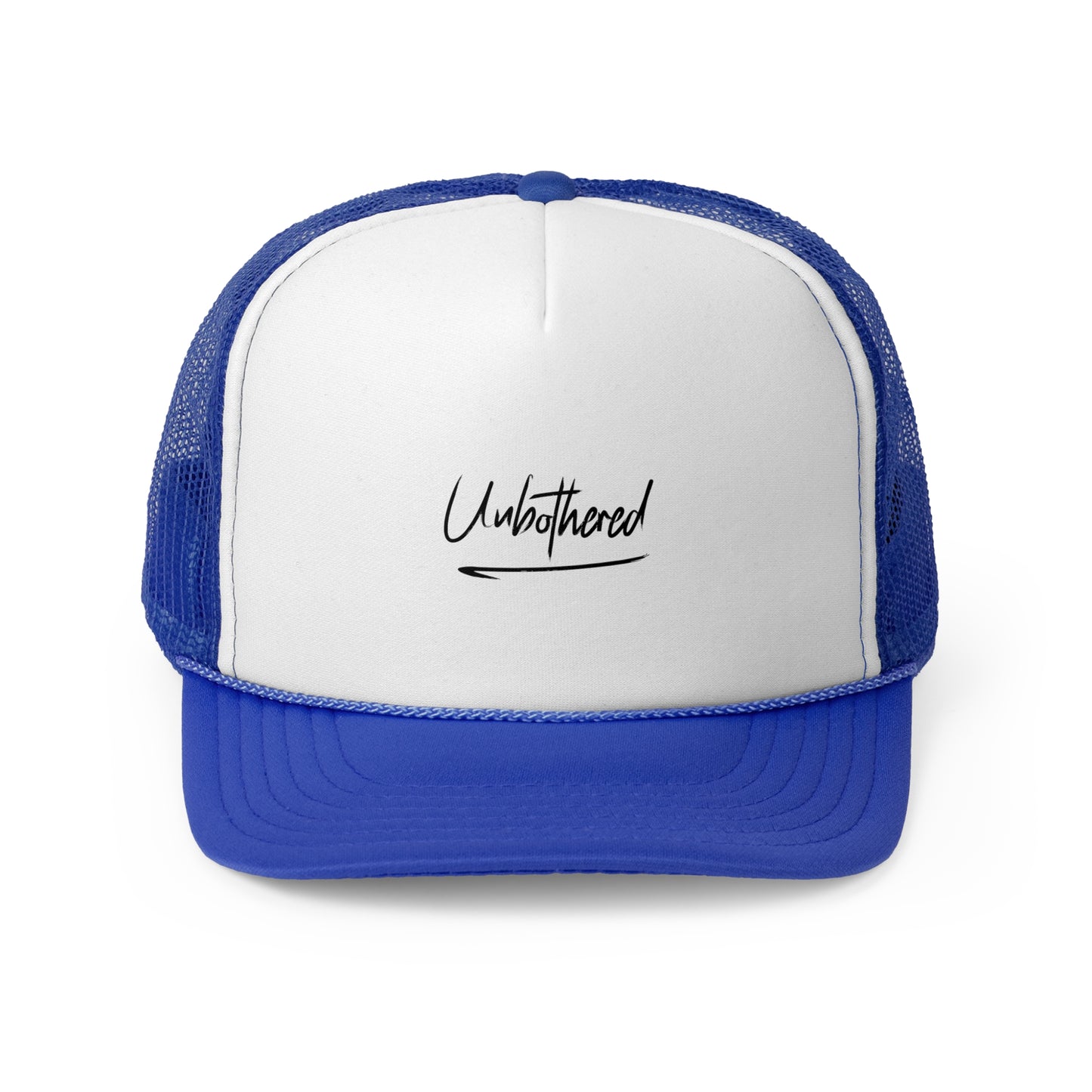 Unbothered Trucker Cap | Stylish Casual Headwear for Relaxed Vibes, Perfect for Outdoor Activities and Gift Giving